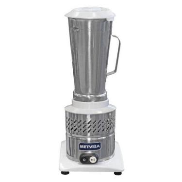 Imagem de Liquidificador Alta Rotação 2L Max Inox Metvisa 220V