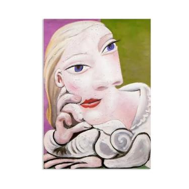 Imagem de SDYJ6GSW Desenho abstrato Picasso Pintura em tela pôsteres e impressões Nordic Wall Art Pictures Home Living Room Murals Decor 100x70cm (39x28in) pôster