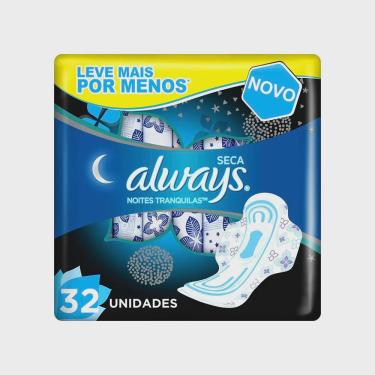 Imagem de Absorvente Always com Abas Seca Noturno Lv32 Pg26