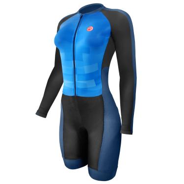 Imagem de Macaquinho de Ciclismo Feminino Manga Longa Barbedo Paraíso