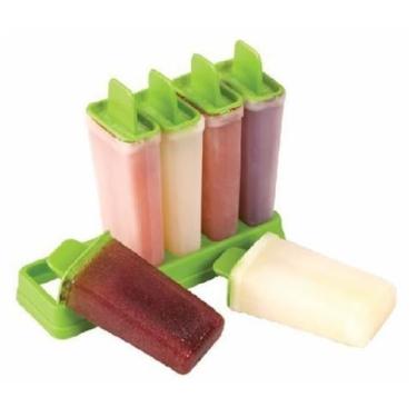 Imagem de 12 Formas Para Sorvete Picolé Cores - BPA Free(Verde)