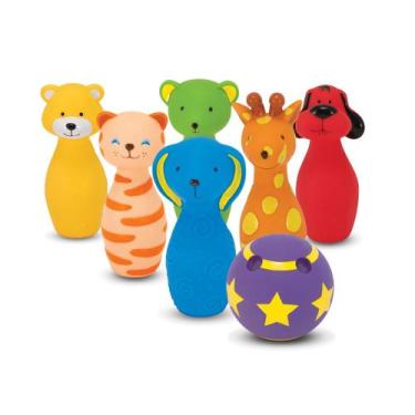 Imagem de Jogo de Boliche Infantil Melissa & Doug - 6 Pinos e Estojo Portátil