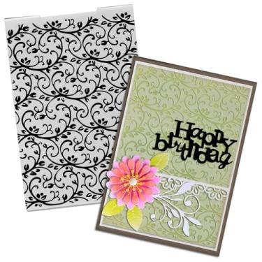 Imagem de Pastas de plástico retrô de renda de flores em relevo para fazer cartões, vintage, rendas, flores, fundo, scrapbook, plástico, álbum de fotos, papel feito à mão, moldes de modelo de decoração de artesanato DIY