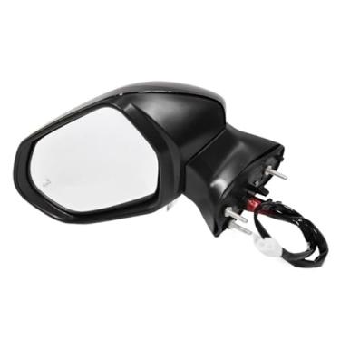 Imagem de Espelho retrovisor elétrico para porta lateral compatível com Toyota Camry 2018 2019 2020 2021 versão dos EUA, seta, ajuste elétrico, acessórios para carro(1pc left)