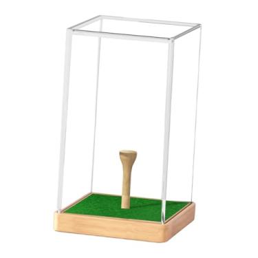 Imagem de Milageto Exibição de bola de golfe mostra multiuso com caixa de armazenamento de camiseta transparente para pequenos brinquedos para o fone de ouvido de golfe