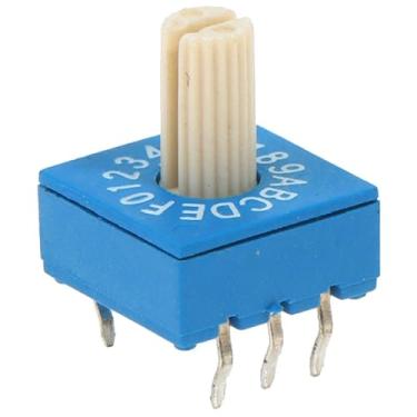 Imagem de KIQPEEFK 1PCS 0-F Rotary Encoder Switch with Handle 16-bit 8421C Positive Code 3:3 Switch for Precise Control (one_size)