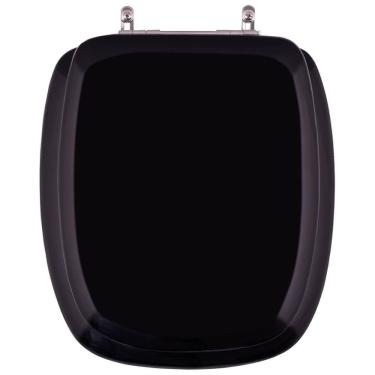 Imagem de Assento Sanitário Almofadado Viseu Preto P- Vaso Luzarte