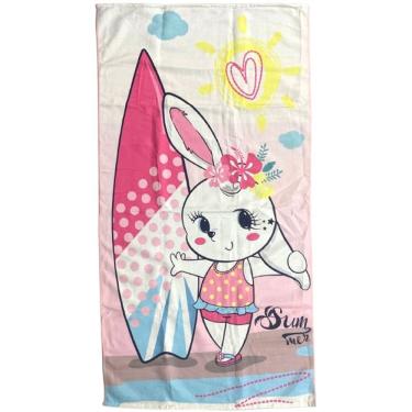 Imagem de Toalha De Praia Infantil Summer Microfibra Anti Areia 60x110cm Summer Girl