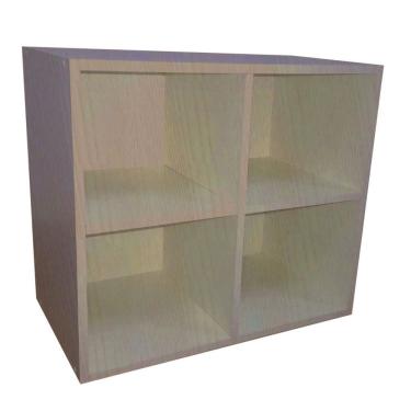 Imagem de Biblioteca Cubo Aéreo Em Mdf Madeirado