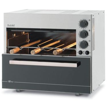 Imagem de Churrasqueira Elétrica Ranch Grill 3 Espetos Fischer Inox 220V