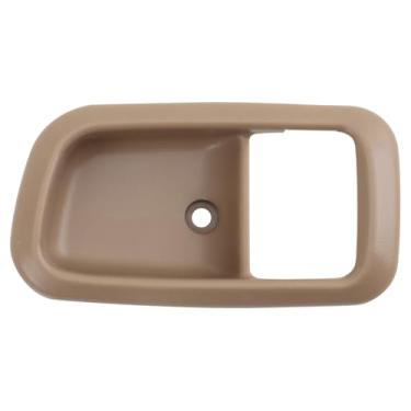 Imagem de TRQ Maçaneta interna da porta dianteira esquerda Bezel lado do motorista compatível com Toyota Tundra 2000-2006