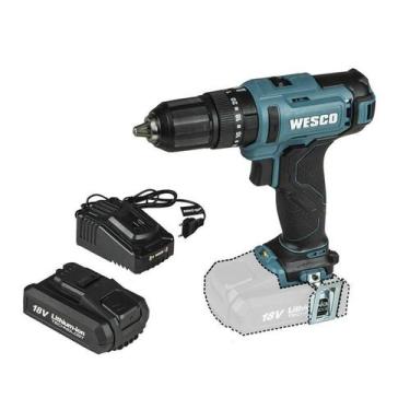 Imagem de Parafusadeira Furadeira Impacto 18V Ws2390 Wesco Com Bateria