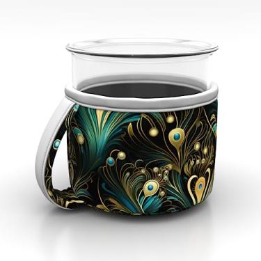 Imagem de TF TAKEFLIGHT Capa De Neoprene Para Sorvete Canecas Ninja Creami - Conforto Gelado Seus Favoritos Congelados Isolamento Térmico Aconchegante Prolongar O Frescor Alça Aderência Aprimorada, Lavável À