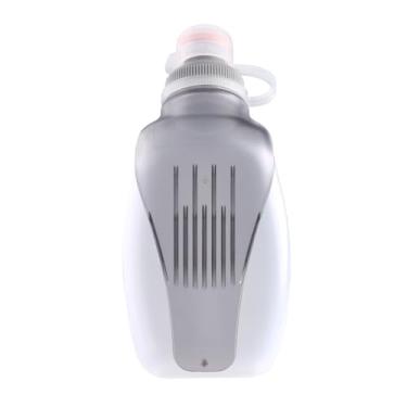 Imagem de Azarxis Garrafa de água de corrida, livre de BPA, à prova de vazamento, colete de hidratação para cinto de substituição para triatlo, maratona, caminhada, ciclismo, escalada, corrida (250 ml com clipe