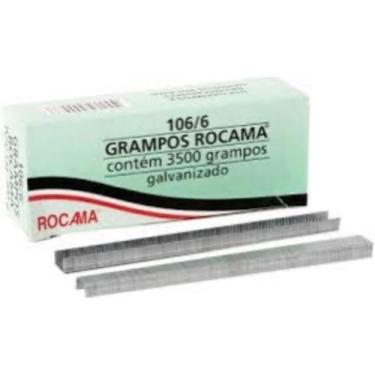 Imagem de Grampos para grampeador de pressão rocama 106/6 - com 3.500 unidades -