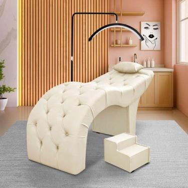 Imagem de Maca Luxo Em Courano Capitone Para Clinica De Estética - Bz Home Decor