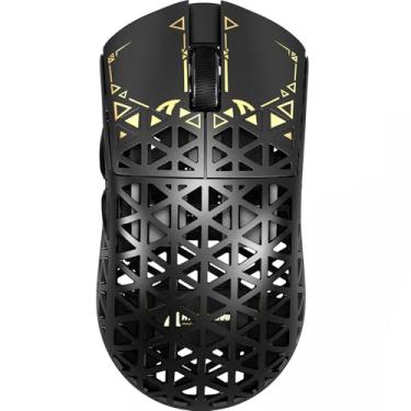 Imagem de ATTACK SHARK R5Ultra Mouse para jogos sem fio de fibra de carbono 8K com 42000 DPI - Sensor PAW3950 MAX -39g Ultraleve - Nordic 52840 MCU Chip-Wired/BT/2.4GHz Wirelss mouse programável para PC/Mac