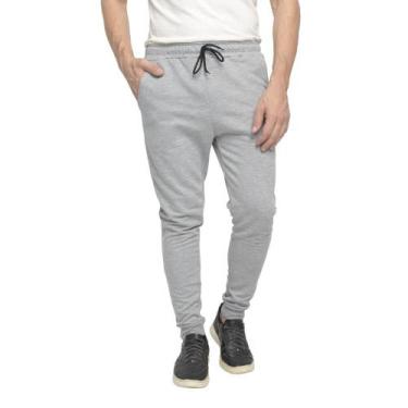 Imagem de Calça Jogger Moletom Masculina Skinny Estilosa Confortavel - 4 Azes, C