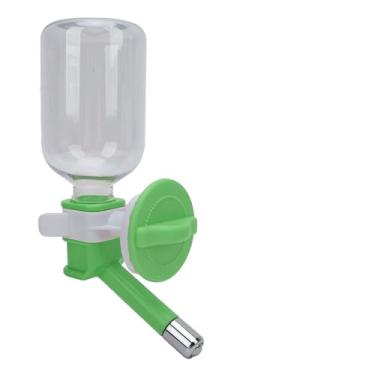 Imagem de YOUTHINK Garrafa de água da Gaiola de Gaiola de Aço Inoxidável para Cães Gatos Porquinhos de Cobaias Pequenos Com Design de 300 Ml de Suspensão (GREEN)