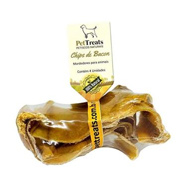 Imagem de Petisco Chips de Bacon Orelha Suína 4 Unidades para Cães