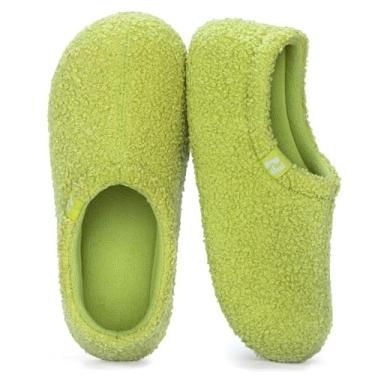 Imagem de RockDove Pantufa feminina de lã fechada nas costas, Verde, 5-6