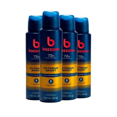 Imagem de Kit Desodorante Aerosol Bozzano Extreme 90g - 4 unidades