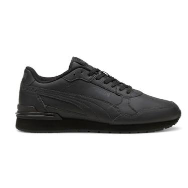 Imagem de PUMA St Runner V4 Tênis masculino de couro com cadarço casual - preto - tamanho 42