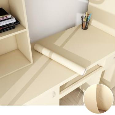 Imagem de Papel de parede autoadesivo de material de PVC engrossado para renovação de dormitório papel de parede de armário de mesa impermeável e à prova de umidade adesivos de parede decorativos de