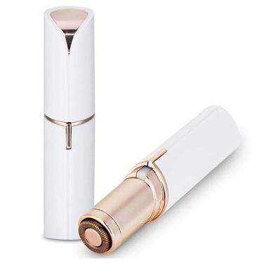 Imagem de Kit com 2 Depilador Elétrico Facial Portátil Estilo Batom – Ideal para Buço e Rosto Feminino, sem dor.