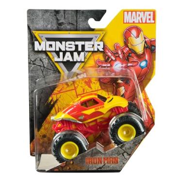 Imagem de Monster Jam Marvel Iron Man Monster Truck – 1:64 Scale Die-Cast Vehicle, Series 04 by Spin Master