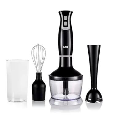 Imagem de Mixer 3 em 1 – 250W, Função Turbo, Copo 600ml, Batedor de Claras e Mini Processador – 220V