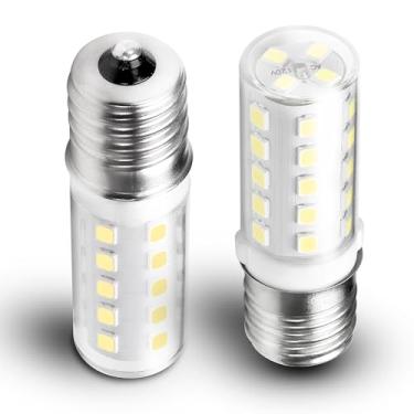 Imagem de Lâmpada de geladeira 4W 297048600 substitui lâmpada de geladeira com freezer de 40 watts T8 E17 para Kenmore Whirlpool KitchenAid Electrolux 241552802 1056577 AP3770086 AH976993 EA976993 EA1149215