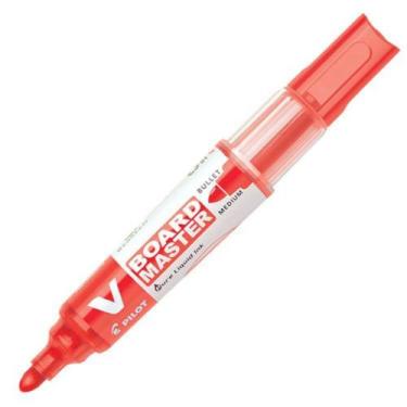 Imagem de Pincel marcador quadro branco recarregavel vermelho - pilot