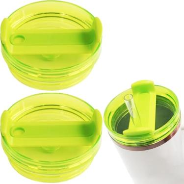 Imagem de Dreamfocus Tampa de substituição colorida tingida para Stanley Quencher H2.0 e copo ProTour 1,134 g