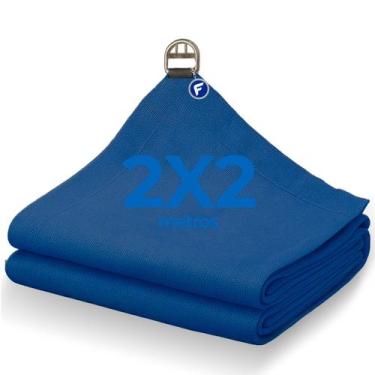 Imagem de Lona Tela 90% Sombra Garagem Jardim Camping 2x2 Pergolado Toldo Sombri