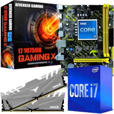 Imagem de KIT UPGRADE I7 10 GERAÇÃO 5.0GHZ + PLACA MÃE GAMER + 32GB DDR4 (16GB DDR4)