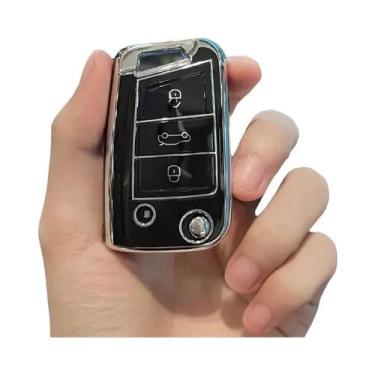 Imagem de Capa De Proteção Para Chave De Carro Em Couro TPU Para VW Volkswagen G