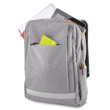 Imagem de Mochila Slim Branca Multifuncional Para Notebook E Acessórios Diários