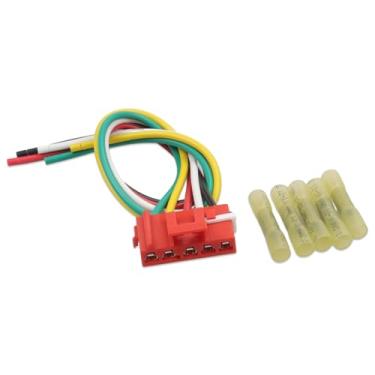 Imagem de Conector de resistor de motor soprador de substituição Chicote de trança compatível com Hummer para H3 Solstice 25949869 11,81 IN