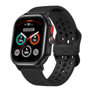 Imagem de Zeblaze Beyond 3 Pro Smart Watch (atender/fazer chamada), exibição HD de 2,15 "AMOLED, IP68 impermeável 100 + modos esportivos Relógio de rastreador de fitness (Preto)