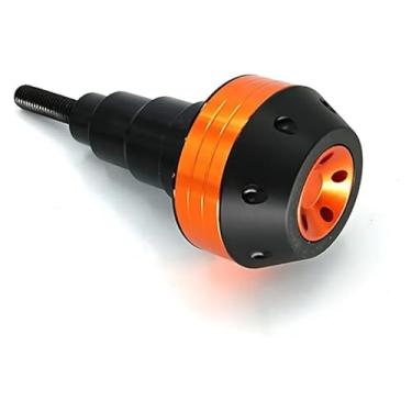 Imagem de BYYINGSUS Compatível com MT-09 MT09 SP 2021 2022 2023 MT 09 FZ09 TRACER9 Acessórios de motocicleta Sliders Crash Pad Protetor de queda (laranja)