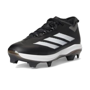 Imagem de adidas Tênis de beisebol Adizero Impact para meninos, Preto/Branco/Cinza Team, 5.5 Big Kid