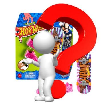 Imagem de Skate SK8 de Dedo da Hot Wheels Brinquedo Fingerboard Enviado Sortido 