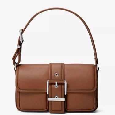 Imagem de Bolsa Michael Kors Colby Medium Leather Shoulder Bag Luggage  SSBALL Feminino-Feminino