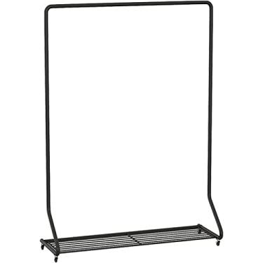 Imagem de Cabide para roupa cabide com prateleiras, trilho para roupa desmontável de serviço pesado com sapatos para armazenamento, suporta até 40 kg suporte para barra de roupa para decoração de quarto, n