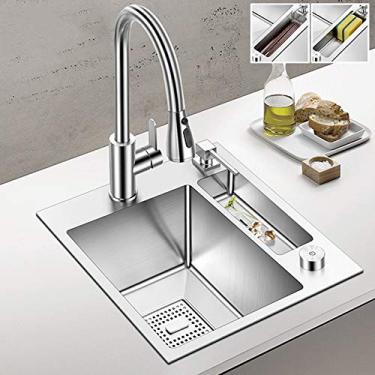 Imagem de Pauzinhos e armazenamento de aço inoxidável pia de cozinha tigela pequena barra comercial (cor: 5545A) (3846C)