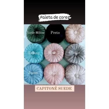 Imagem de Almofada Capitonê SUEDE - Bellaninadecor 