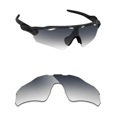 Imagem de Alphax Lentes de reposição polarizadas para óculos de sol Oakley Radar EV Path OO9208 - Opções, Gradiente cinza
