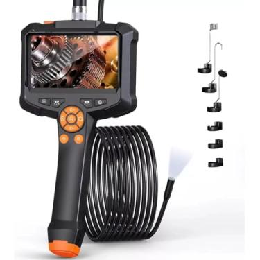 Imagem de Câmera de Endoscopia Industrial com Tela LCD 4,3", 1080p, Sonda 5m/10m, IP67 à Prova d'Água (5 metros)