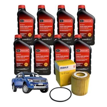 Imagem de Kit Troca De Óleo Da Ranger 2.2 L - 5w30 + Filtro - Motorcraft